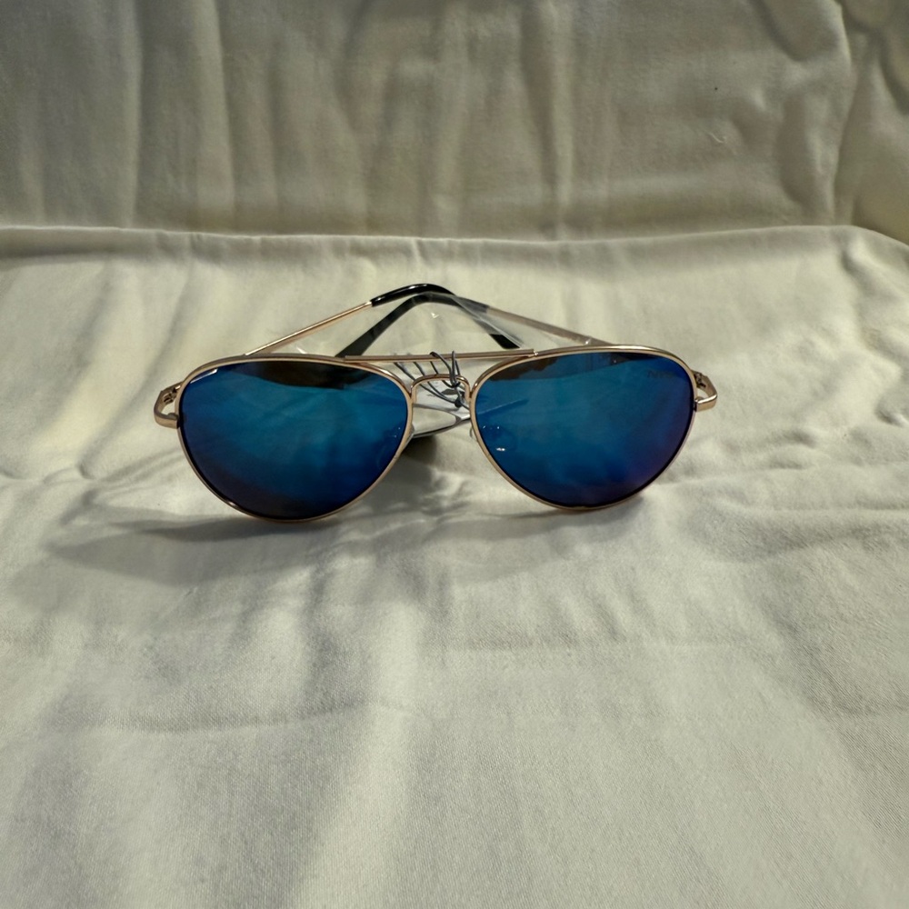 NYS Stylish Blue Aviator Sunglasses